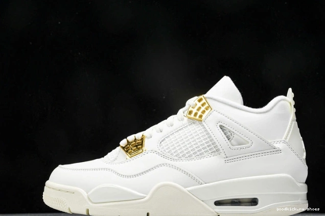 Jordan Gold 4 Retro AQ9129-170 Metallic 0817